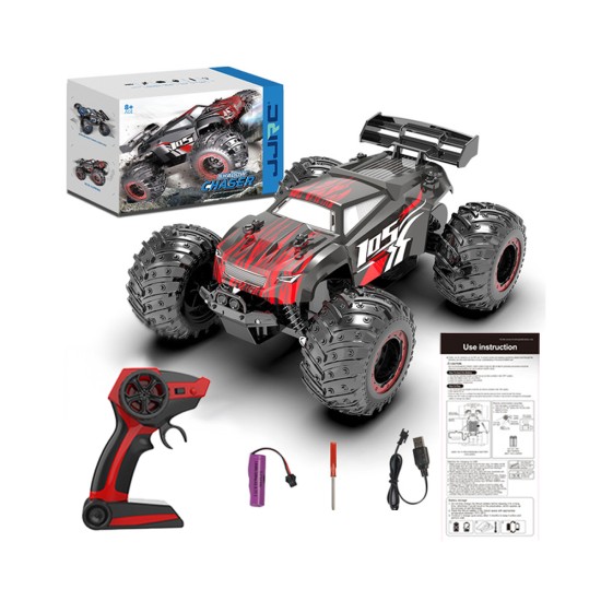 JJRC Off-Road Big Monster Truck Q105 with Remote Control Red